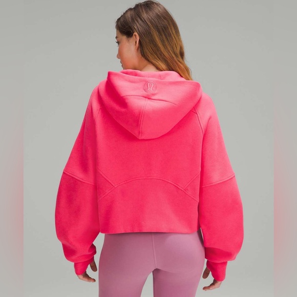 Lululemon Scuba Oversized Half-Zip Hoodie Lip Gloss Size M/L - Picture 2 of 10